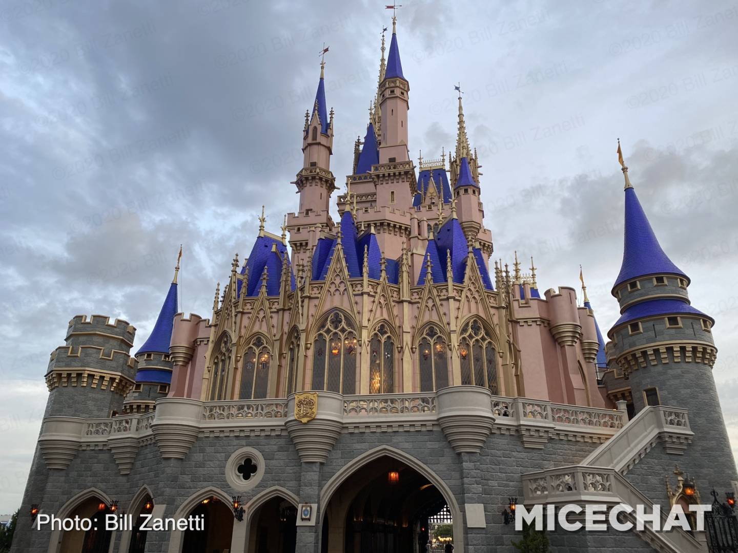 , New Blue For You – Magic Kingdom Castle Makeover in Detail