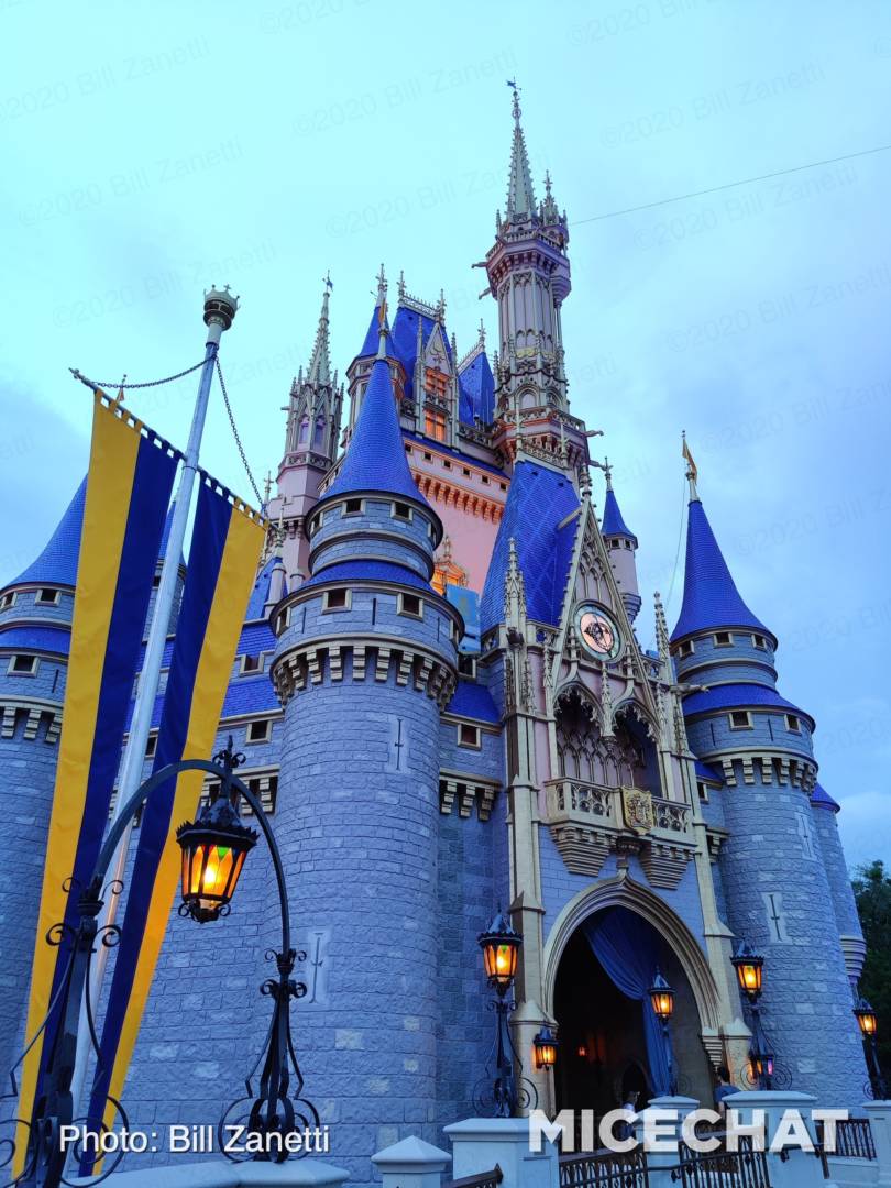 , New Blue For You – Magic Kingdom Castle Makeover in Detail