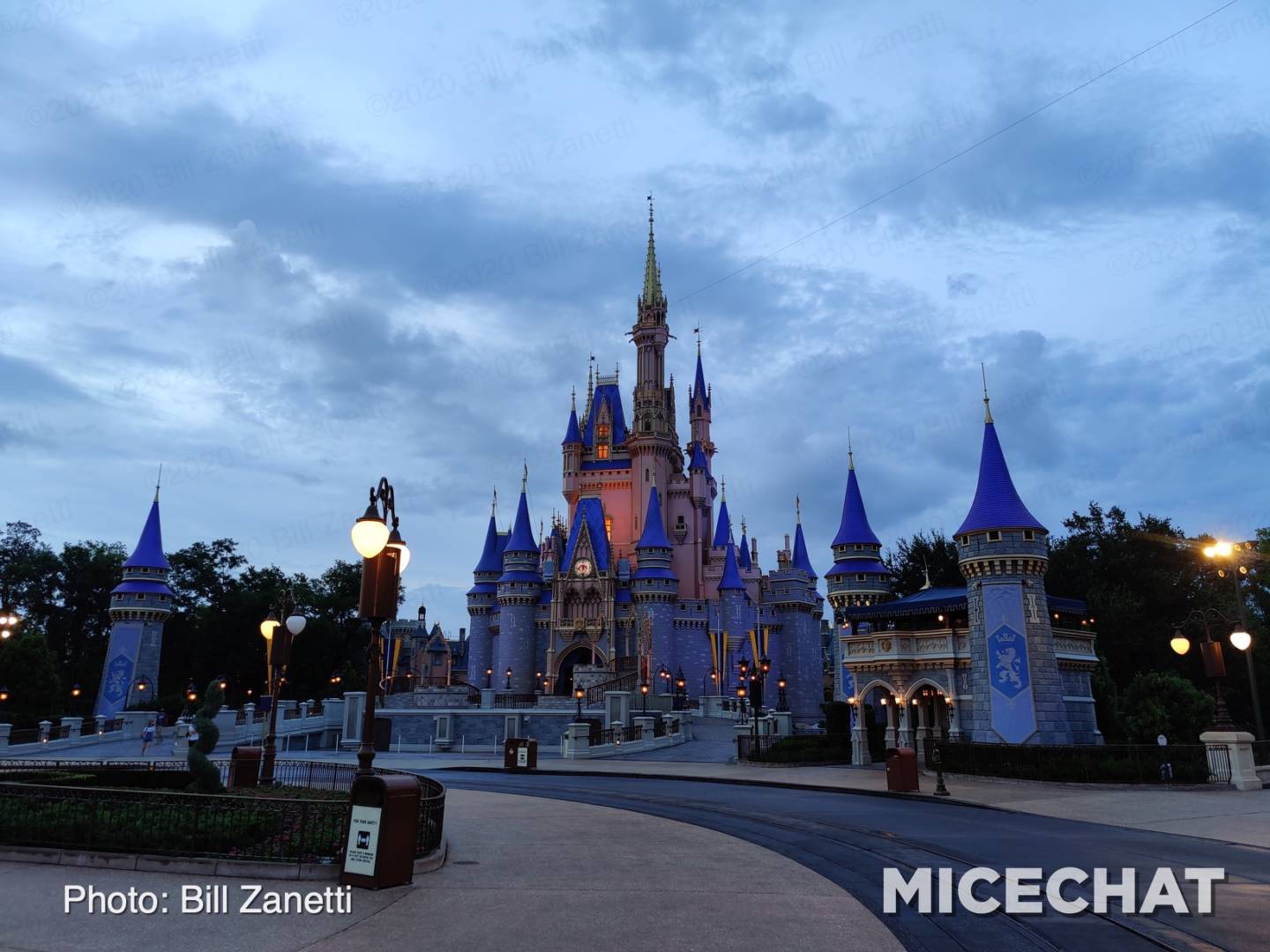 , New Blue For You – Magic Kingdom Castle Makeover in Detail