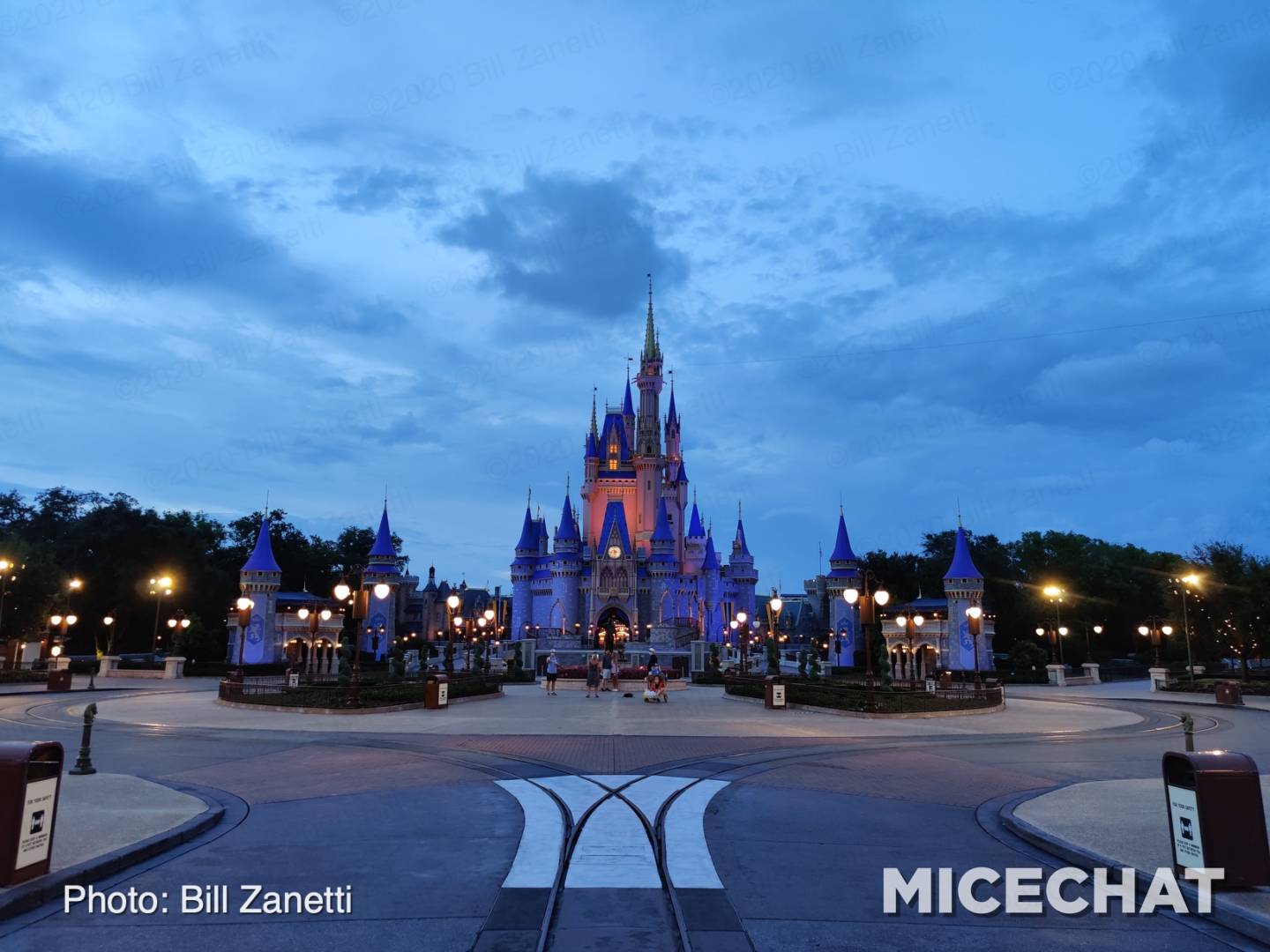 , New Blue For You – Magic Kingdom Castle Makeover in Detail