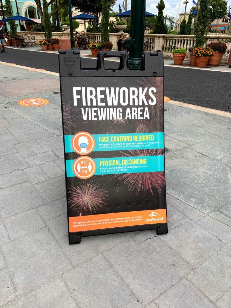 , Theme Park Fireworks in a Social Distancing World