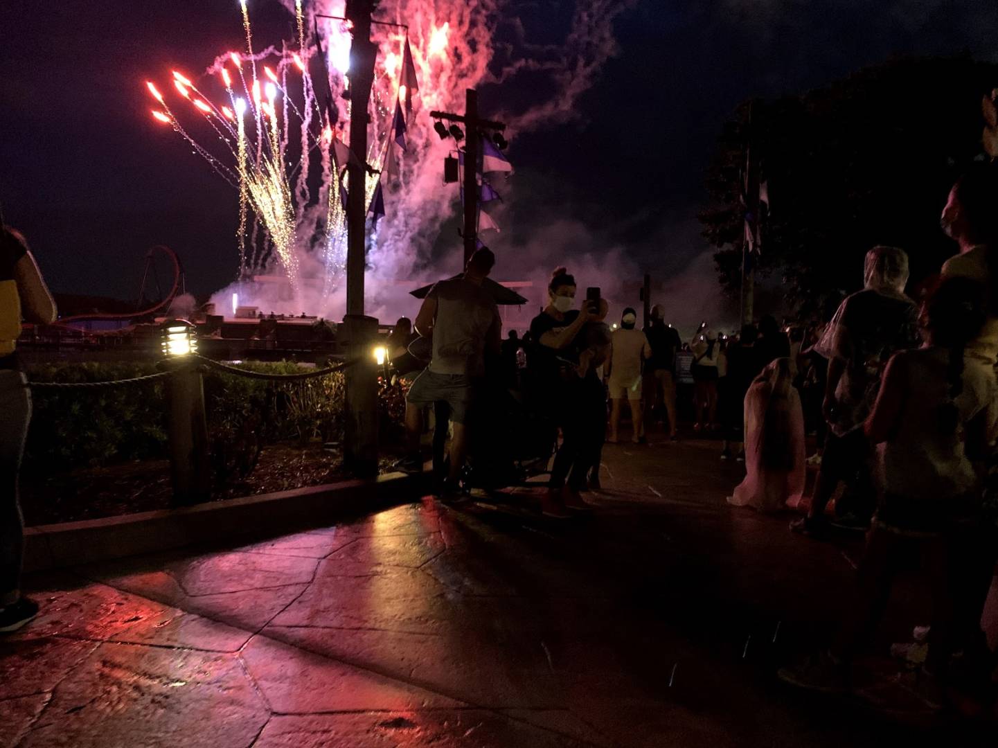 , Theme Park Fireworks in a Social Distancing World