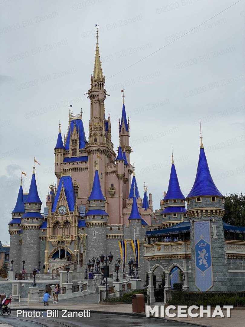 , New Blue For You – Magic Kingdom Castle Makeover in Detail