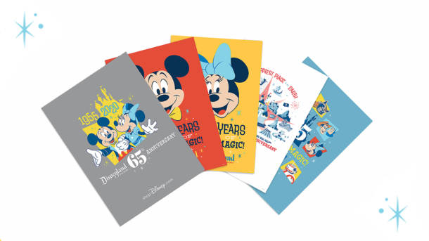 Disneyland 65th Anniversary Collection, Disneyland 65th Anniversary Merchandise Takes the Party Online