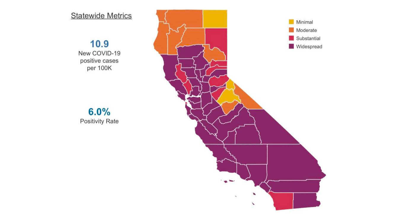 , Disneyland Code Red: Orange County California Restrictions Loosened