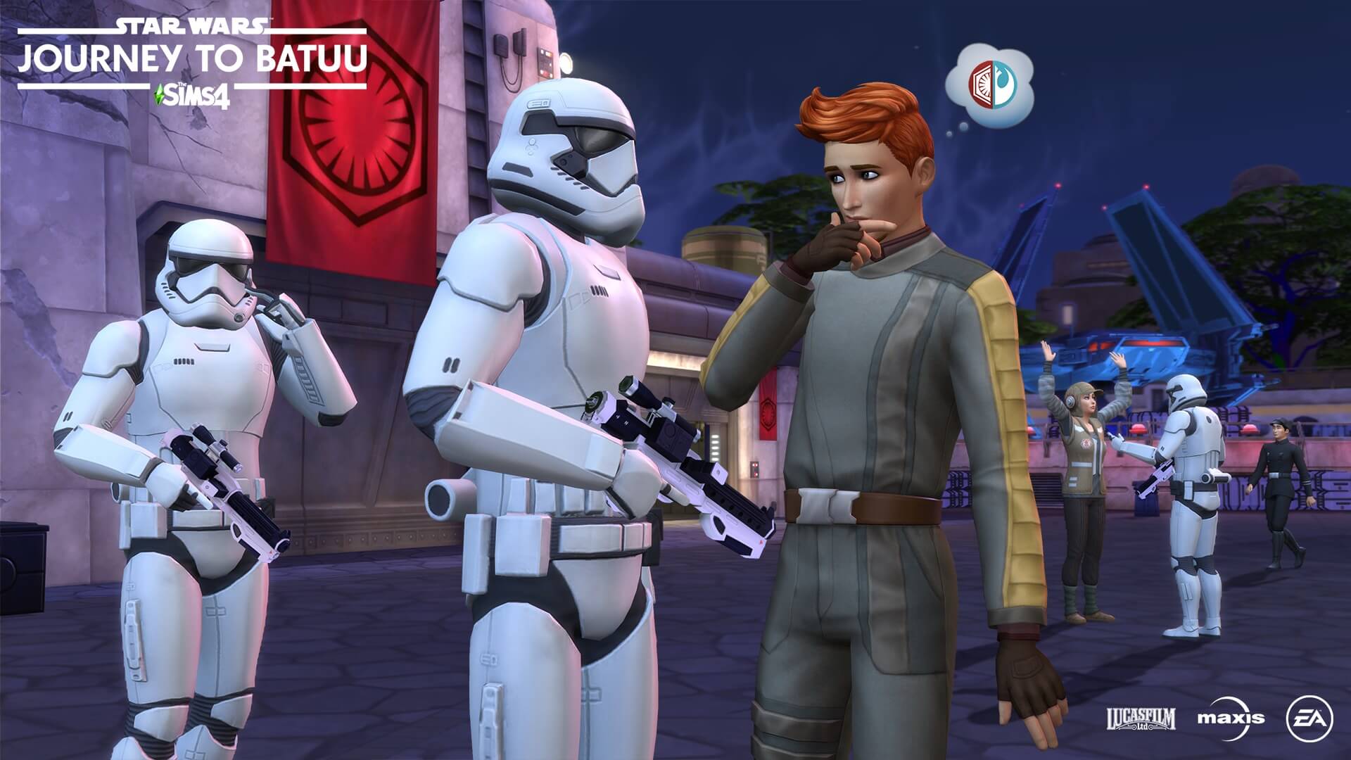 Sims Journey to Batuu, The Sims Take on Galaxy’s Edge in Star Wars: Journey to Batuu Game Pack