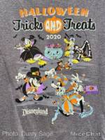 Disneyland-Halloween-World of Disney 2020 logo shirt closeup-micechat