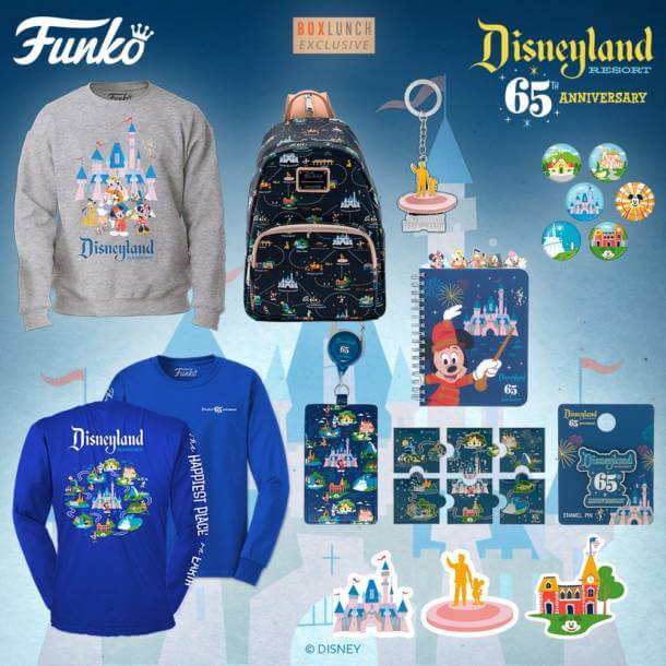 , Disneyland 65th Anniversary Merchandise Coming to Target, BoxLunch &#038; Amazon