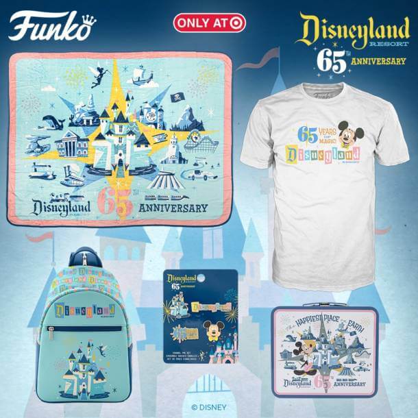 , Disneyland 65th Anniversary Merchandise Coming to Target, BoxLunch & Amazon
