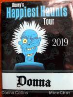 Happiest Haunt Tour 2019 Badge Donna Collins MiceChat