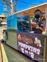 Knotts Fall-O-WeenDecorate Pumpkin booth-micechat