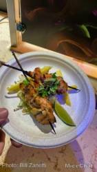 Universal Orlando Halloween Skeleton Bar menu chicken skewer-micechat