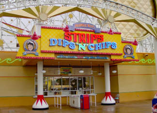 Yesterland: Strips, Dips ’n’ Chips on Paradise Pier Strips, Dips ’n’ Chips