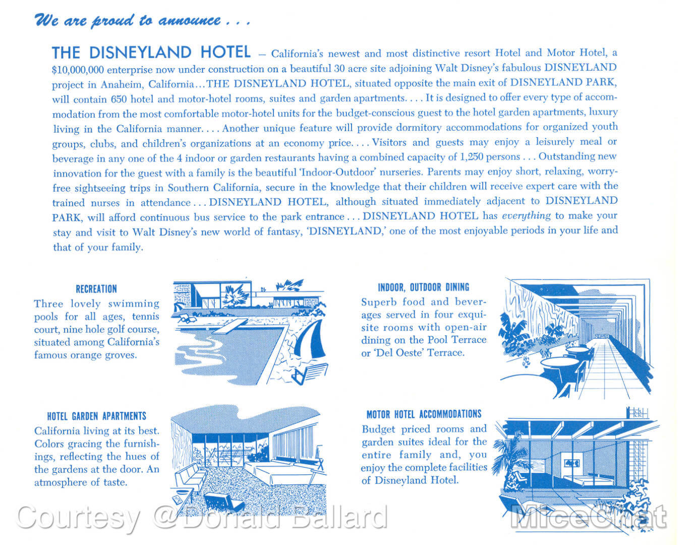 , Disneyland Hotel 65th Anniversary &#8211; A Magical History