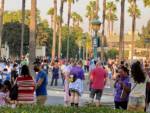 Downtown Disney crazy line