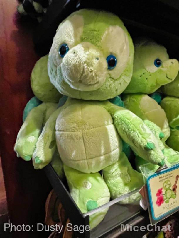 'Olu Mel the turtle is sold at Aulani, a Disney Resort and Spa.