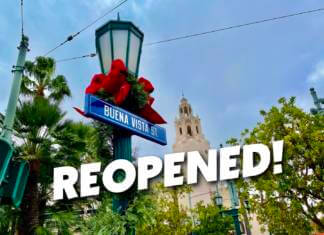 Buena Vista Street Reopening News and Views – Dining Reservations Added