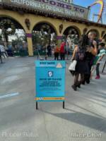 Knott’s Taste of Merry Farm safety signage 4