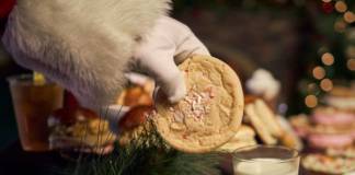 Close up of a sugar cookie