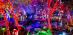 Camp Snoopy valley night