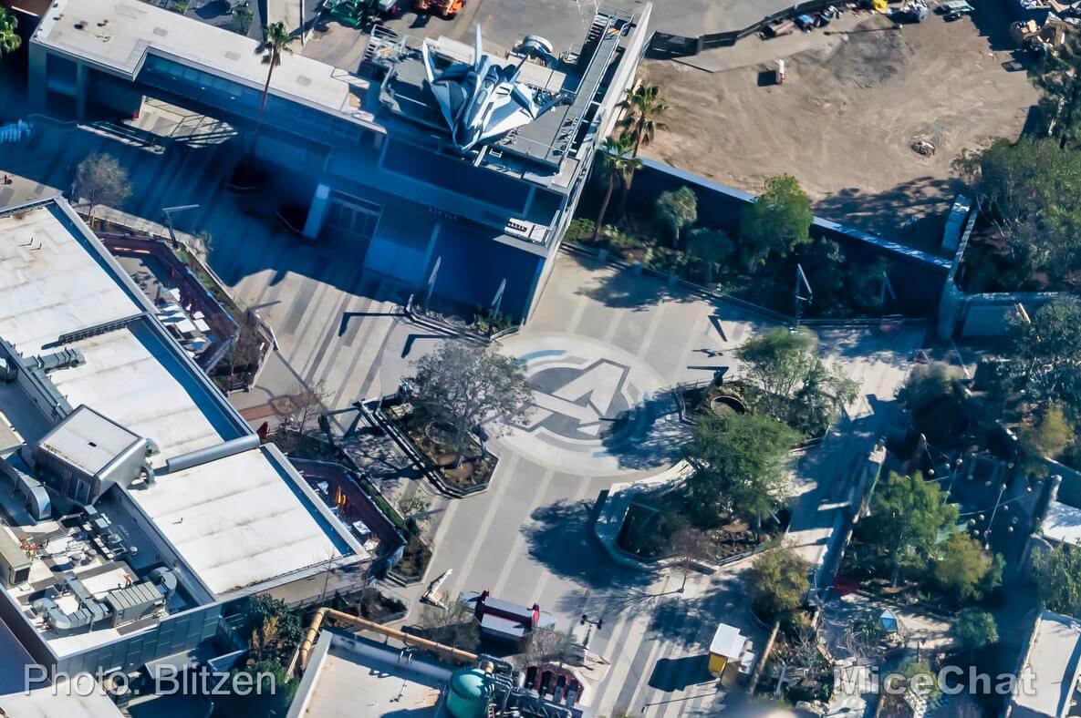 , Disneyland Update – High Above an Empty Disneyland