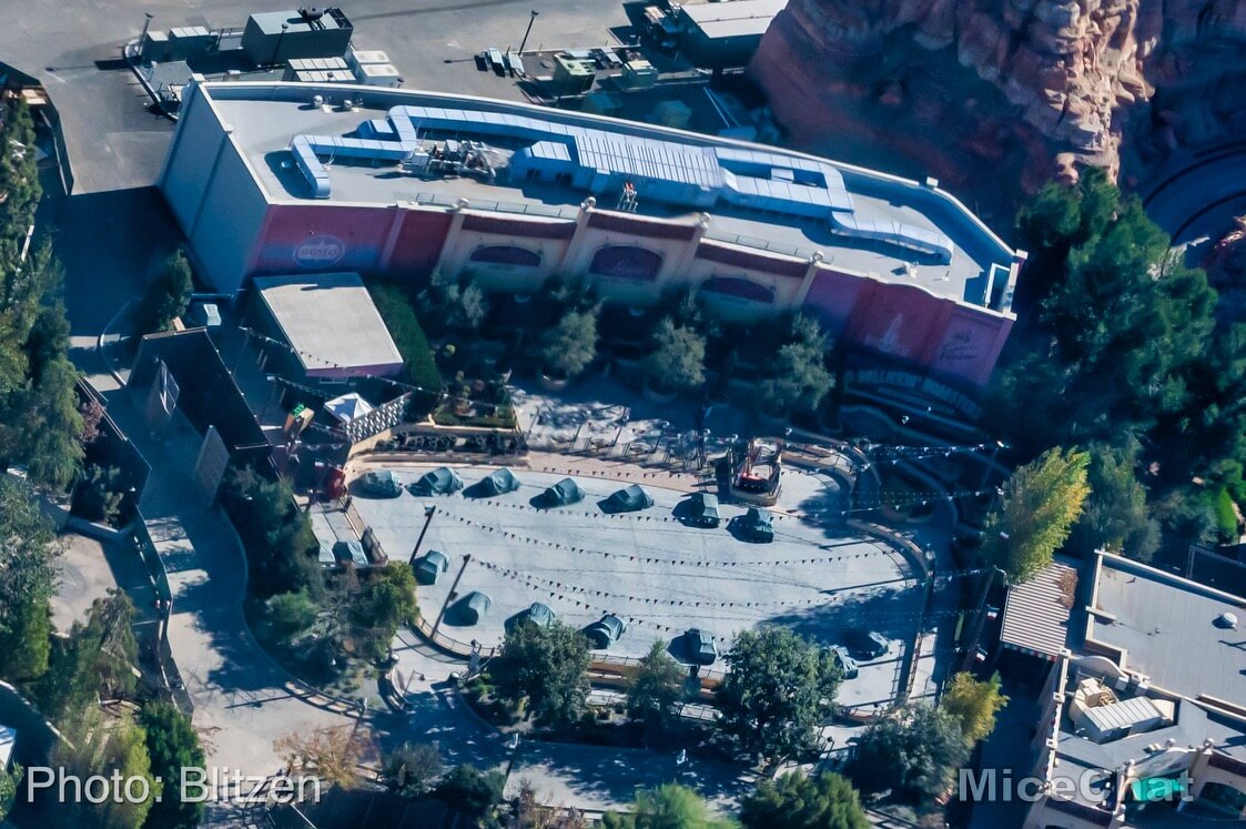 , Disneyland Update &#8211; High Above an Empty Disneyland