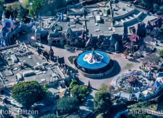 Disneyland Update – High Above an Empty Disneyland