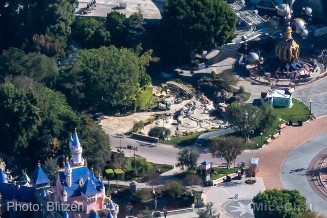 , Disneyland Update &#8211; High Above an Empty Disneyland