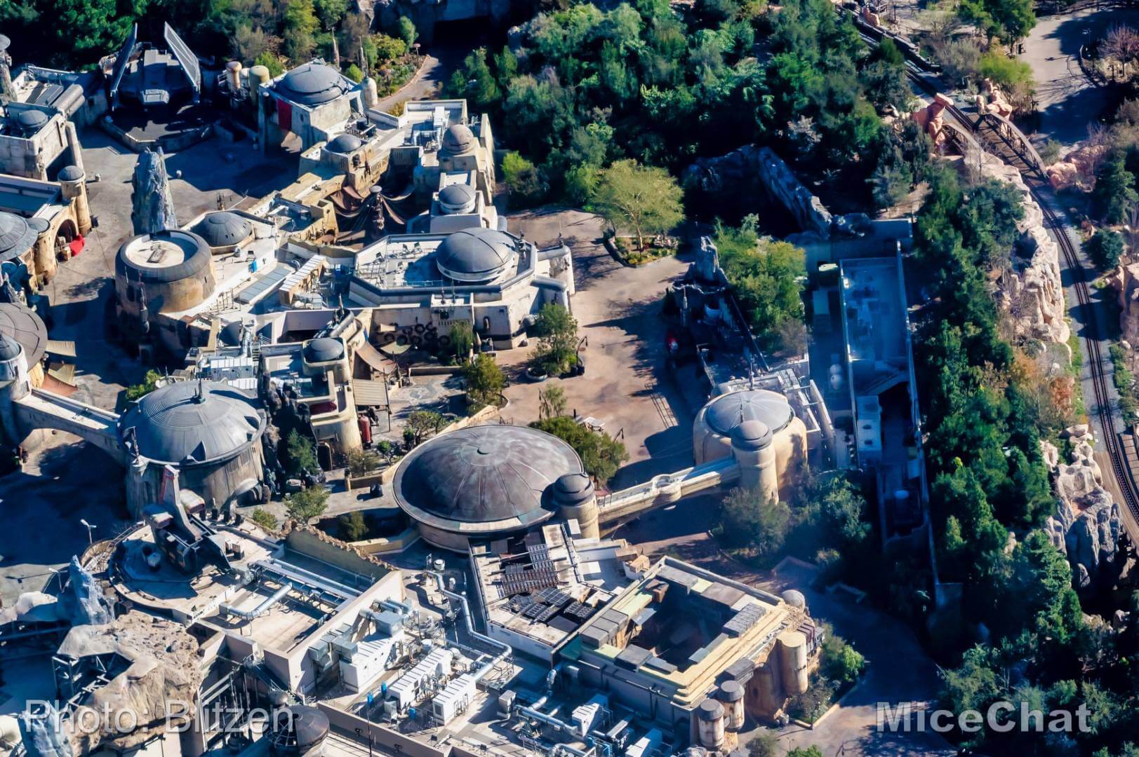 , Disneyland Update &#8211; High Above an Empty Disneyland