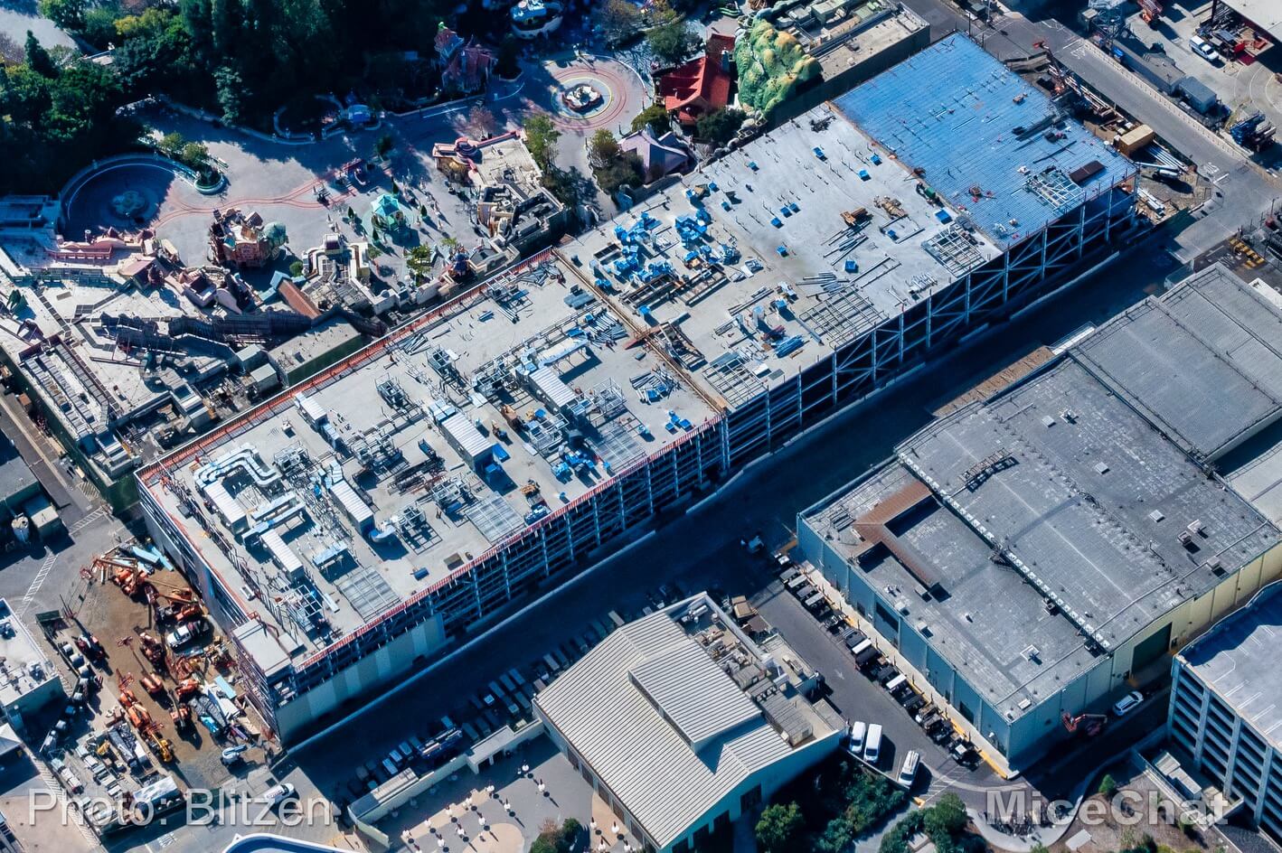 , Disneyland Update – High Above an Empty Disneyland