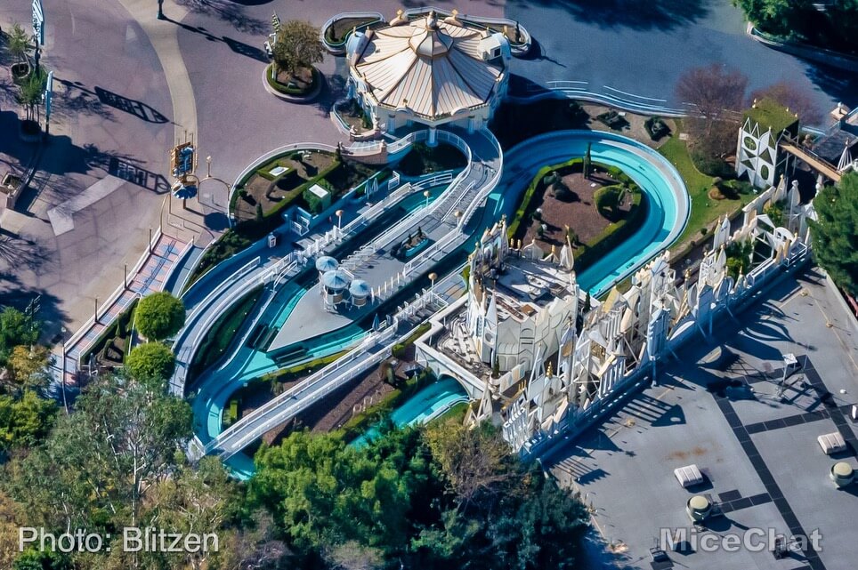 , Disneyland Update &#8211; High Above an Empty Disneyland