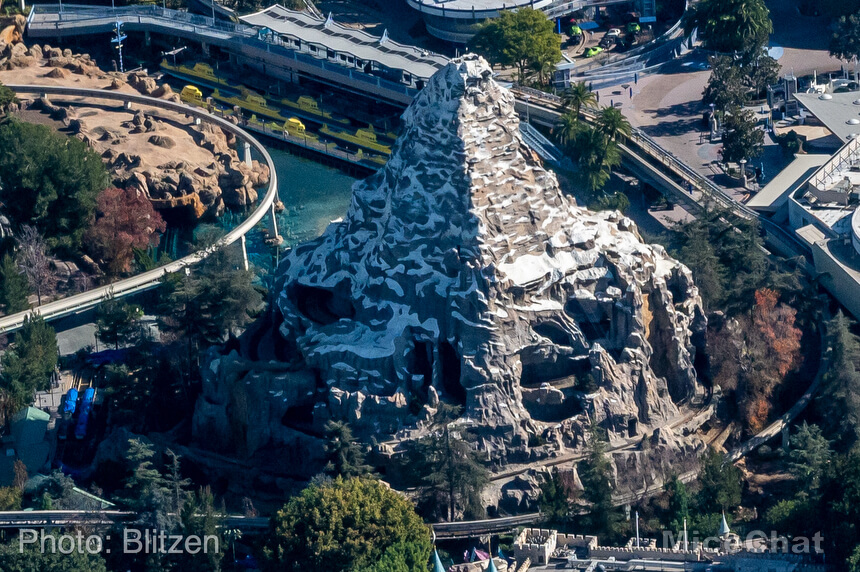 , Disneyland Update &#8211; High Above an Empty Disneyland