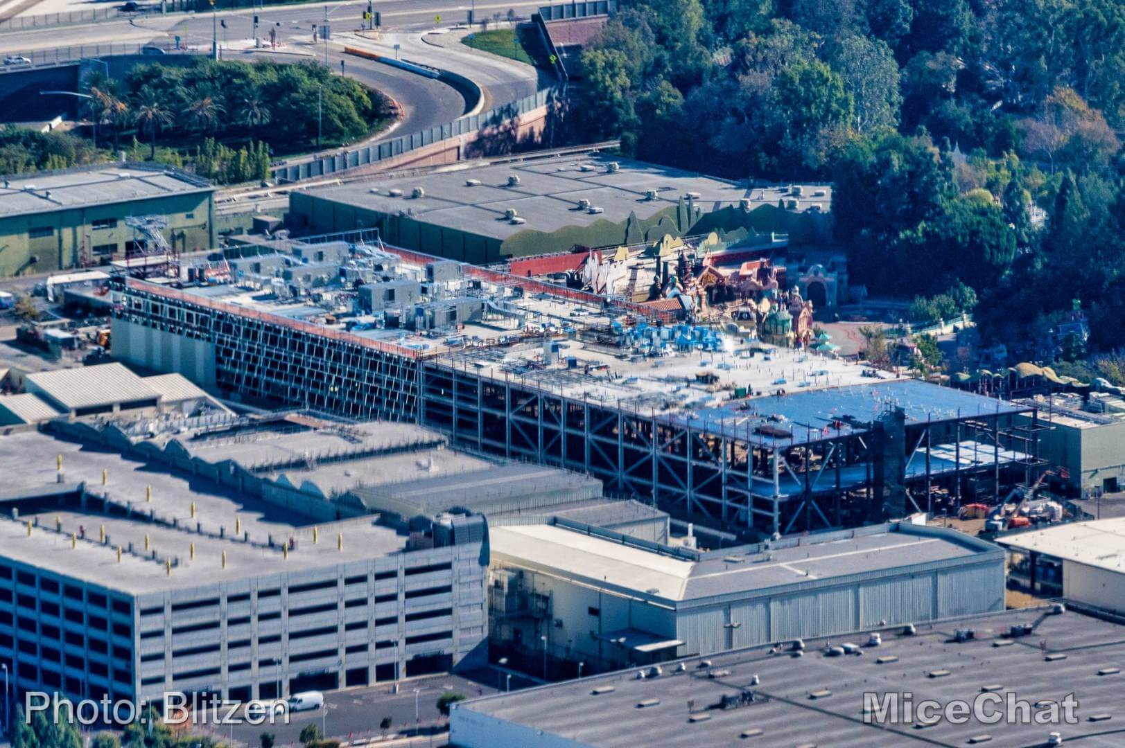 , Disneyland Update &#8211; High Above an Empty Disneyland