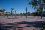 Disneyland-Downtown Disney esplanade empty-micechat