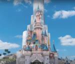 Disneyland Paris Castle Printed Scrim