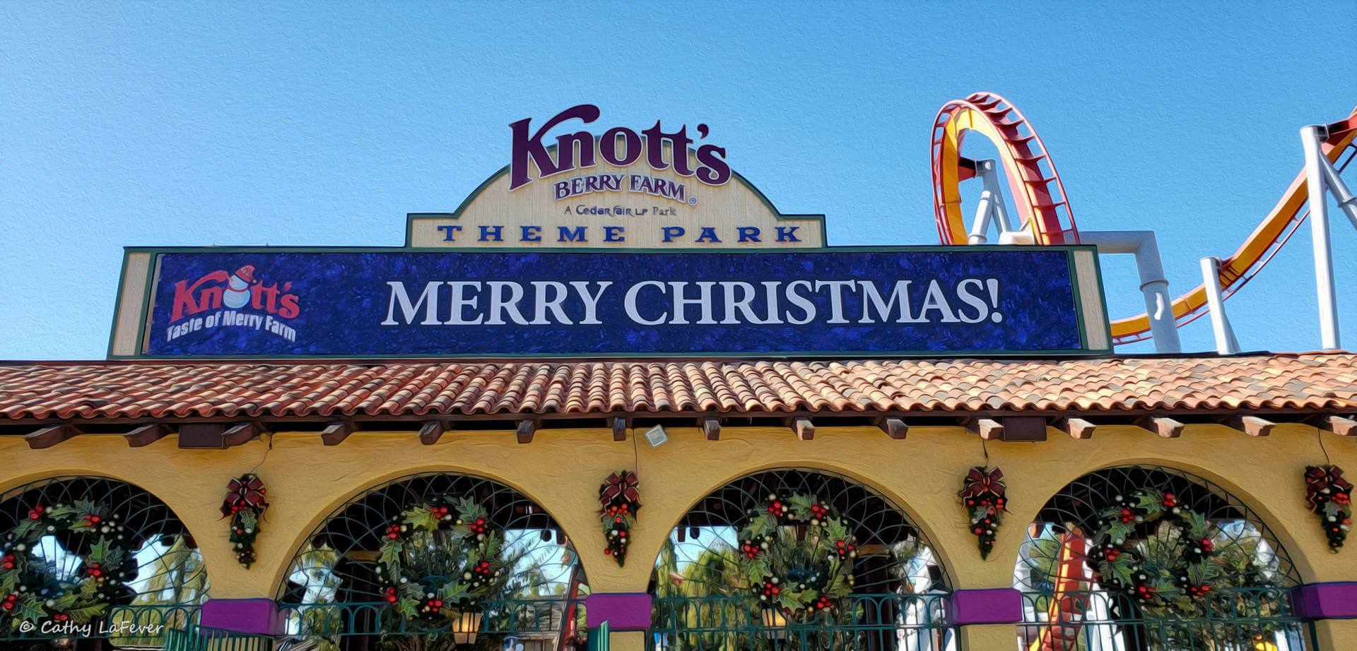 Front gate of Knott's Merry Farm