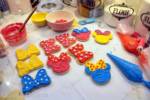 Disney Minnie Polka Dot Cookies Donna work station