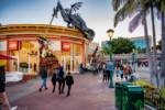 Downtown Disney Crowd around Lego store_sharing