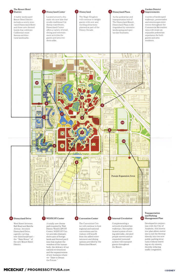 Disneyland Resort Master Plan 1991.