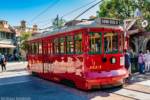 Disneyland-DCA Red Car at front of DCA-micechat