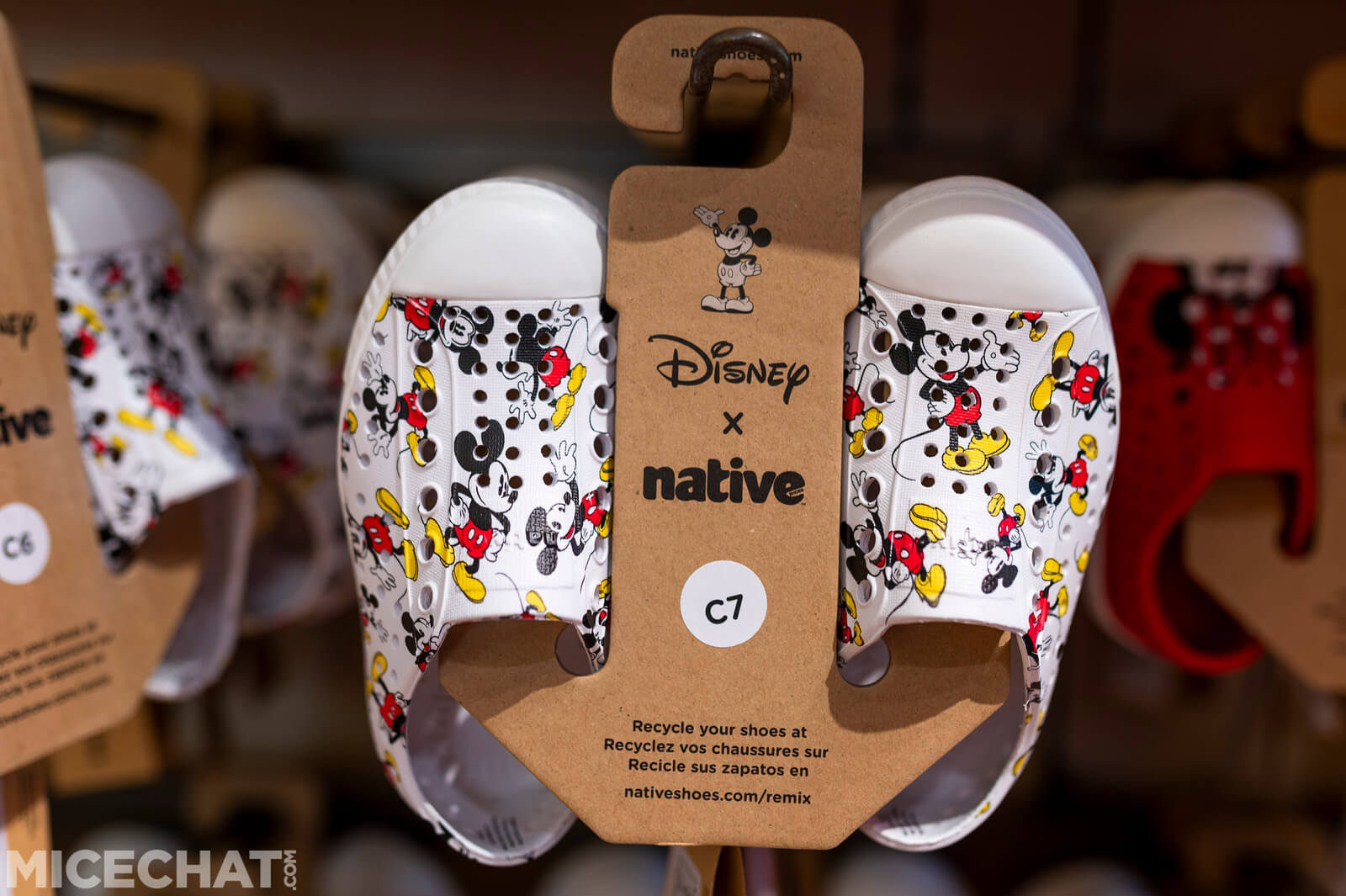 Child-sized Mickey Mouse shoes by Native Shoes