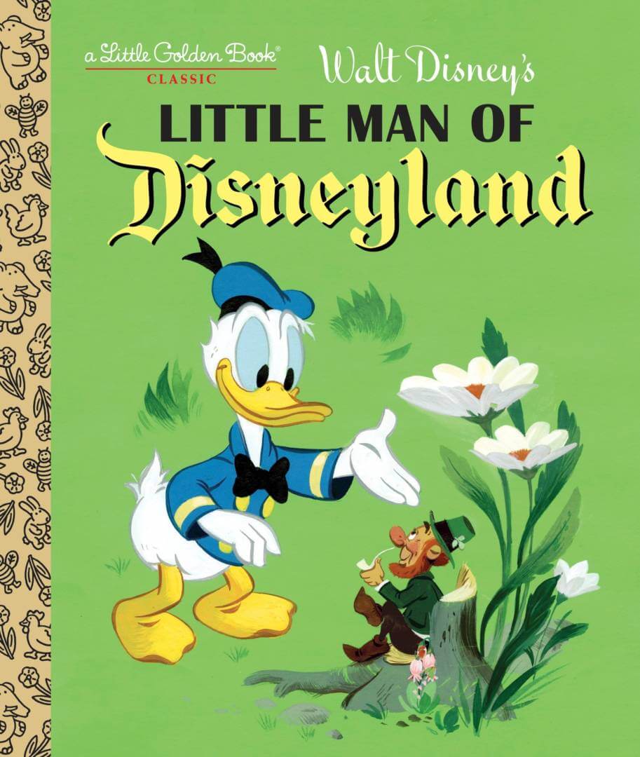 The cover of the Little Golden Book, The Little Man of Disneyland