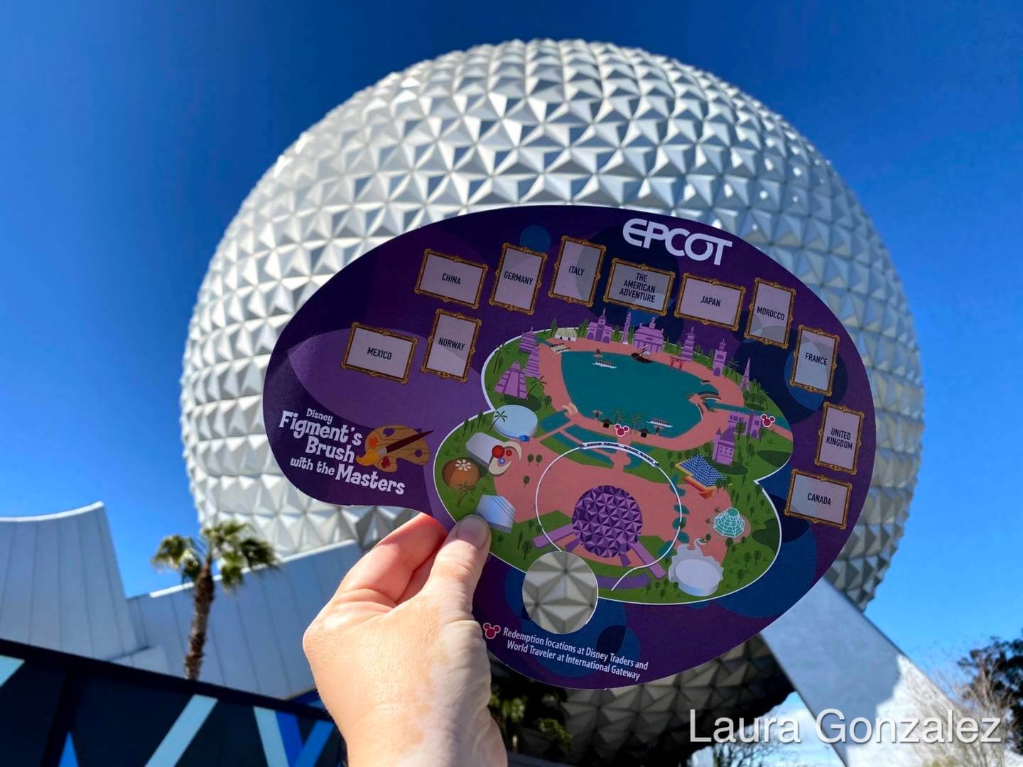 Epcot Festival of the Arts Figment Scavenger Hunt Map