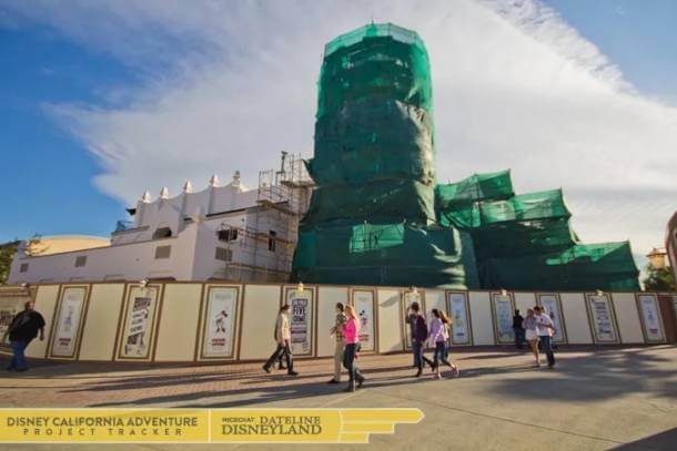 Carthay Circle Theater under construction, late 2011.