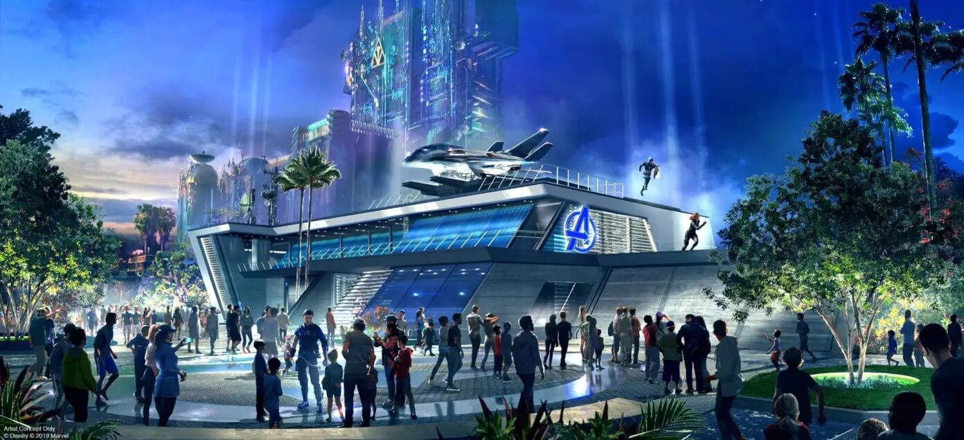 Avengers Campus concept art. 