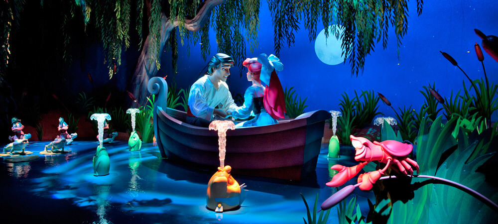 The Little Mermaid "Kiss the Girl" scene.