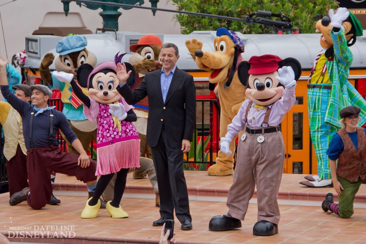 Bob Iger at the grand reopening of Disney California Adventure, 2012.