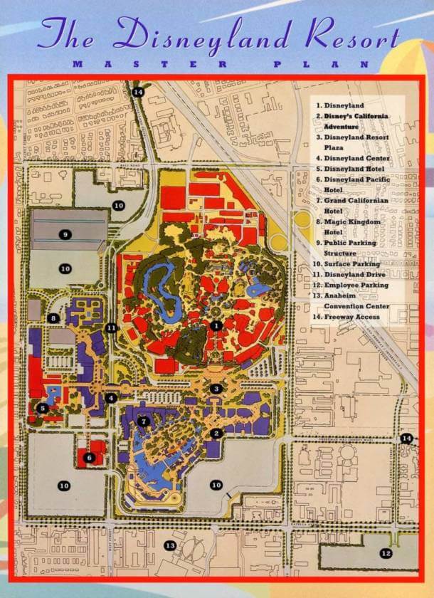 Disneyland Resort master plan. ©Disney via Disneyandmore