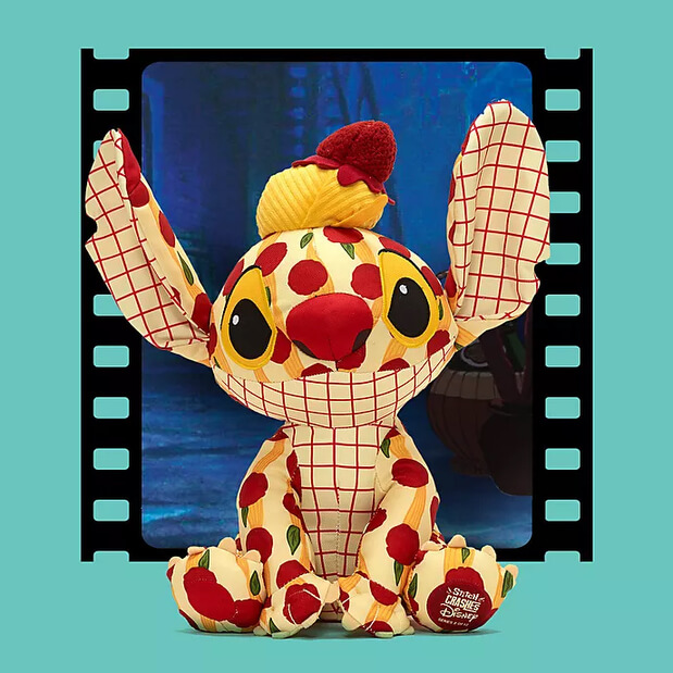 The plush from February's Stitch Crashes Disney Collection Series, based on Lady and the Tramp