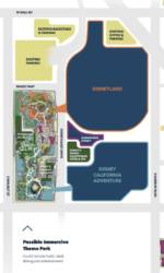 Disneyland Expansion Diagram Tall Possible 3rd Park